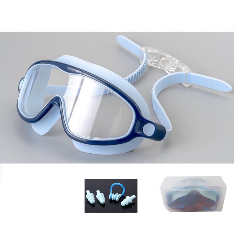 🏊♂️Anti-Fog Swimming Goggles for Kids with Nose Clip & Ear Plugs