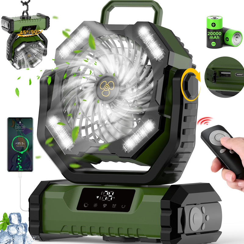 🔥Hot Sale 60% OFF🎁Portable Oscillating Fan with Remote Control