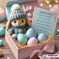 💖Handmade Mini Bunny Hug Cute Easter Gift🐇🎁