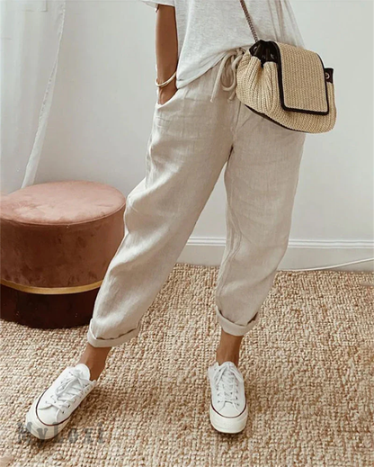 💕Casual cotton and linen pants for women
