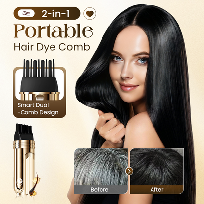❤️BUY MORE SAVE MORE ❤️2-in-1 Convenient Hair Dye Comb For Gray Hair