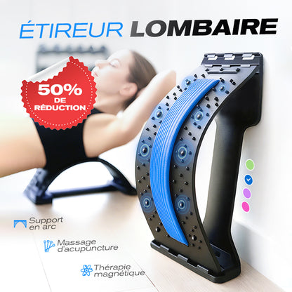 Magnetic Therapy Acupuncture Massage Lumbar Back Stretcher