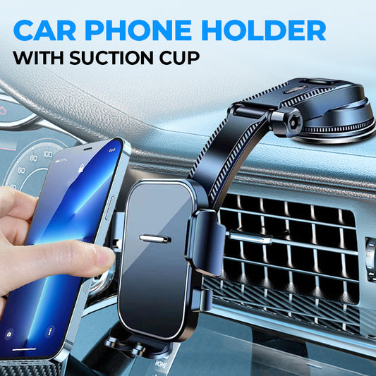 Multifunctional Suction Cup Car Phone Holder