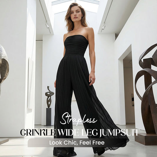 🥂 Fresh for 2026 | Strapless Statement Jumpsuit | Turn Heads at Every Party ✨【-49%】