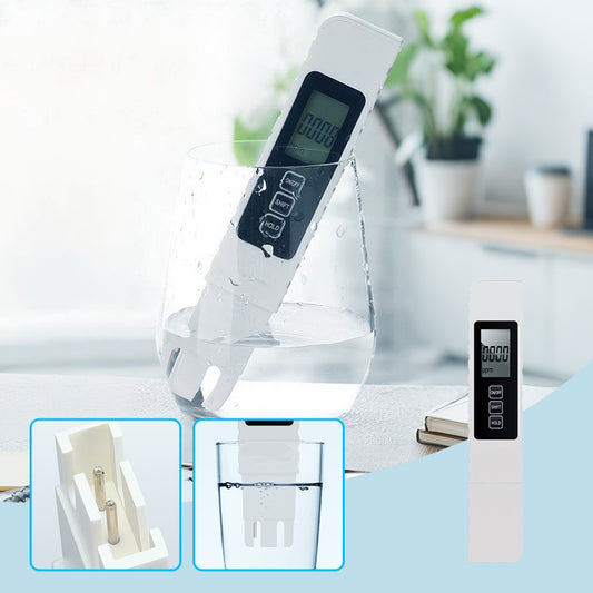 💧 BUY 2 GET 3! ✨ 3-in-1 TDS Water Quality Tester - Measures pH, Chlorine and Hardness with LCD Display for Pools and Aquariums 🌊📱