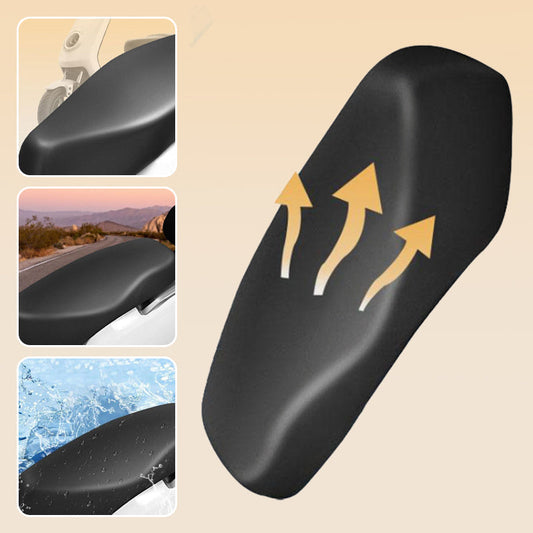 🛵💧 Waterproof Artificial Leather Seat Cover for Electric Moped - Stylish Protection Buy More Get More Ride with Confidence
