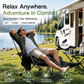🪑 Portable Adjustable Folding Outdoor Chair – Lightweight, Sturdy & Versatile – Ideal for the Garden, Camping, the Beach, or the Patio – Easy to Carry and Set Up 🏕️✨