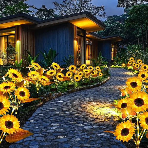 ⏳Limited-time 50% off🌞Solar LED Sunflower Garden Lights-29.6inch/75cm