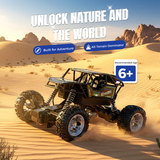 🚗 50% OFF! ⚡ 4WD RC CLIMBING CAR - Dual Magnetic Motors & Alloy Body, High-Speed Off-Road Adventure Vehicle for Kids, Durable and Powerful 🔥🎮