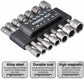 🔥🎁New arrival 50% OFF💥Hexagon Handle Screw Powerful Socket Wrench Set of 14 Pieces
