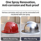 DIY Metallic Silver Paint