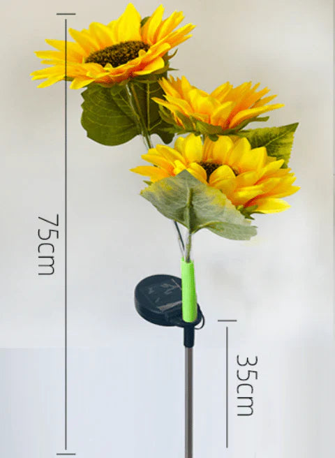⏳Limited-time 50% off🌞Solar LED Sunflower Garden Lights-29.6inch/75cm