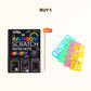 Creative Rainbow Scratch Art Notebook