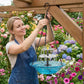🔥🔥 Spring promotion 2026 – 50% discount – 🐦 Solar cascade hanging bird bath fountain