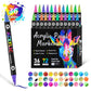 🎄Christmas Sale 50% OFF!!🎅Dual Tip Acrylic Brush Marker Pens🔥