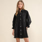 ✨Women’s Button-down Denim Shirt Dress👗
