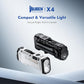 LED work light with 180° rotating head