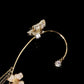 💕Valentine's Day Special – 50% discount💕Simple ear clips with butterfly and flower motifs & tassels – elegant & comfortable, no piercing required 🌸🦋