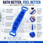 🧼Silicone Back Scrubber for Bath, Double-Sided Body Exfoliating Bath Brush with Soft Silicone Bristles