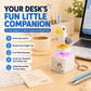 Mine Little Bird Voice-Activated Light-Up Electronic Keychain: Squeeze-to-Play Duck-Shaped Creative Keychain