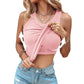 💖Last Day Special Price ￡11.99!!💖Ribbed Stretchy Tank Top with Shelf Bra