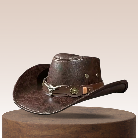 🤠☀️ Breathable Sunshade Cowboy Hat – Wide Brim, Lightweight & Stylish Rivet Details – Perfect for Camping, Fishing & Hiking 🏕️