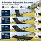 🪑 Portable Adjustable Folding Outdoor Chair – Lightweight, Sturdy & Versatile – Ideal for the Garden, Camping, the Beach, or the Patio – Easy to Carry and Set Up 🏕️✨