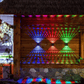 ✨☀️4 LED Solar Colorful Wall Lights Outdoor Light Waterproof