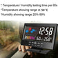 🔥Sale 49%🔥Digital LED Temperature Humidity Monitor Weather Forecast LED Table Alarm Clock
