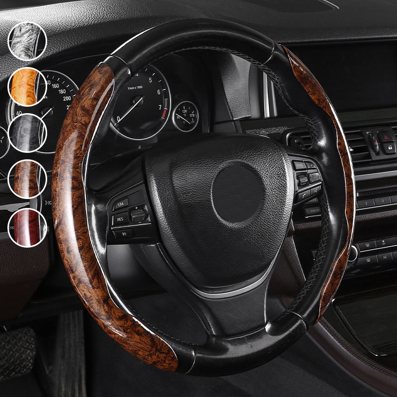 🍃🍃Carbon Fiber Pattern Laser Ultra-thin Non-slip Universal Car Steering Wheel Cover