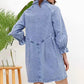 ✨Women’s Button-down Denim Shirt Dress👗