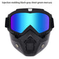 Special mask for welding and cutting (glare protection, protection against UV radiation, anti-dust)