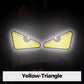 Evil Eyes Motorcycle Stickers with Self-Adhesive Backing