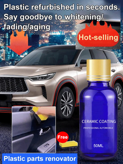 【Instant Renewal】Car Interior Leather and Plastic Refurbishing Agent