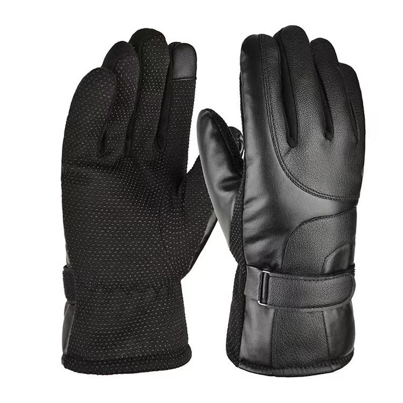 High Quality Leather Riding Windproof and Warm Gloves
