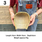 Hand-Woven Bamboo Basket - Drainage Basket/Storage Vegetable Basket