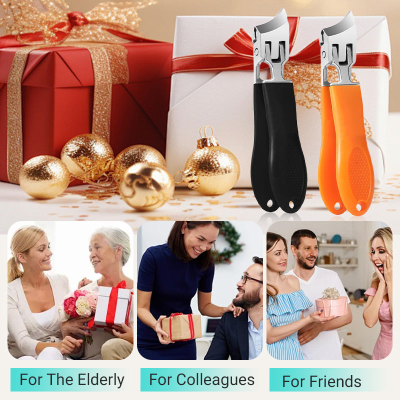 💯HOT SALE🔥Wide Jaw Opening Anti-Splash Slanted Nail Clipper