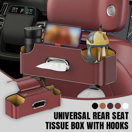 🔥2025 Hot Sale🔥 Universal Rear Seat Tissue Box with Hooks