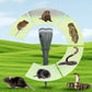 🌿 BUY 2 GET 1 FREE! 🐭 Solar Powered Waterproof Screw Mole Repellent – Ultrasonic, Eco-Friendly & Easy Installation 🌸