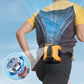 6000mAh Multifuntion Waist Fan with 100 Speeds & Flashlight