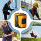 6000mAh Multifuntion Waist Fan with 100 Speeds & Flashlight