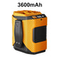6000mAh Multifuntion Waist Fan with 100 Speeds & Flashlight