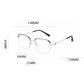 Fashionable HD Rimless Cut Rim 0°Anti Blue Light Glasses