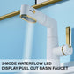 3-Mode Waterflow LED Display Pull Out Basin Faucet
