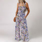 🏝️LAST DAY SALE: ONLY ￡17.99!!🏖️Women’s Casual Print Sleeveless Overalls Jumpsuits