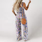 🏝️LAST DAY SALE: ONLY ￡17.99!!🏖️Women’s Casual Print Sleeveless Overalls Jumpsuits