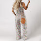 🏝️LAST DAY SALE: ONLY ￡17.99!!🏖️Women’s Casual Print Sleeveless Overalls Jumpsuits