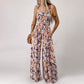 🏝️LAST DAY SALE: ONLY ￡17.99!!🏖️Women’s Casual Print Sleeveless Overalls Jumpsuits