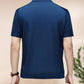 Men's Casual Breathable Smooth Fabric Lapel Short Sleeve T-Shirt
