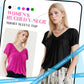 ⏰LIMITED HOT SALE JUST ￡13.99!!💥Women's Casual Pleated V-Neck Short-Sleeve Top